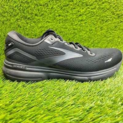Brooks Ghost 15 Womens Size 9 Triple Black Athletic Running Shoes Sneakers