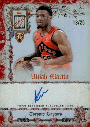 2025 Topps Signature Alijah Martin Red (RAW)