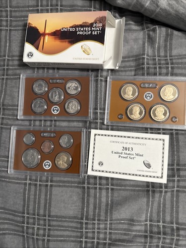 2011-S, 13, 14, 15 USA Mint Proof Sets mit COA & Boxen 56 Münzen - Bild 4 von 5