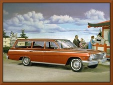 1962 Chevrolet Impala Station Wagon Toolbox - Refrigerator Magnet 42 Mil