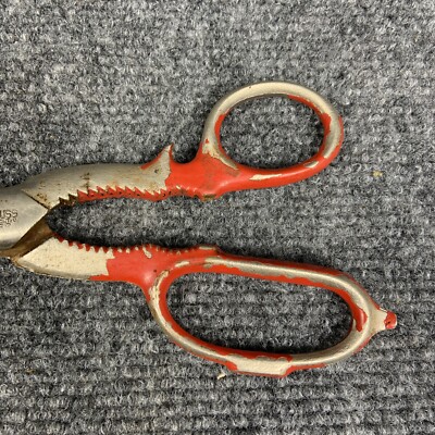 Vintage Clauss KS8 Kitchen Red Scissors Fremont OH USA | eBay