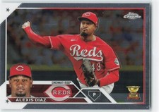 2023 Topps Chrome #179 Alexis Diaz Rookie Cup Cincinnati Reds - Card