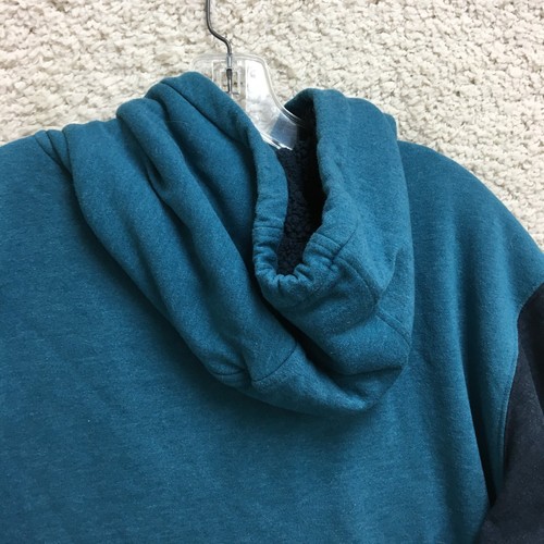 Volcom Hoodie Large Adult Blue Full Zip Sweatshirt Fleece Lined Pockets Mens L - Picture 9 of 12