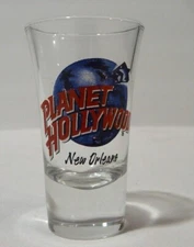 Planet Hollywood New Orleans LA Shot Glass 3.25" tall Souvenir