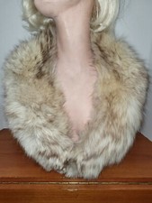 Genuine 60s ARCTIC FOX FUR Collar