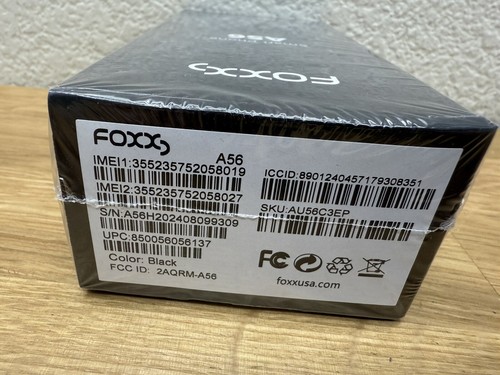Android Phone Foxx A56 Black 2GB+16GB - ANDROID GSM Black Cell Factory Sealed - Picture 4 of 6