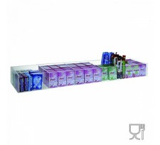 E-394 PCR-D Espositore in plexiglass trasparente da banco per caramelle e ogget