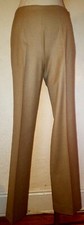 Ralph Lauren Black Label Tan Poled Leg Fitted Pants Size 4