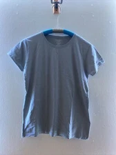Gildan Softstyle XL T-Shirt Ring Spun Cotton Soft Short Plain Gray Tee