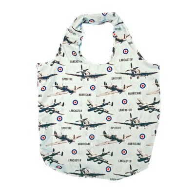 RAF reusable bag Battle of Britain aircraft shopping foldable RAF Association