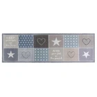 Kitchen Runner Kitchen Rug Hearts & Stars Washable