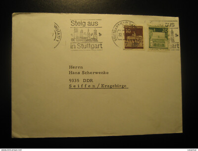 STUTTGART 1969 To Seiffen Get Out Get Off In Stuttgart Cancel Cover GERMANY