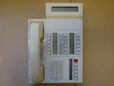 ITT Cortelco 503075-750-100 White Small Display Phone