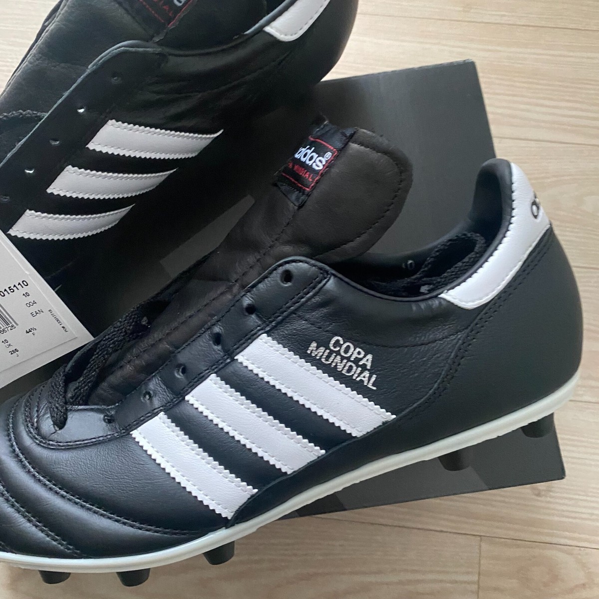 adidas Copa Mundial Leather Mens Soccer Cleats Black 015110 