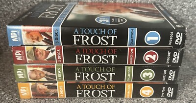 A Touch Of Frost Collection 1 2 3 4 DVD Collection Set 1-4 David Jason Lot Of 4