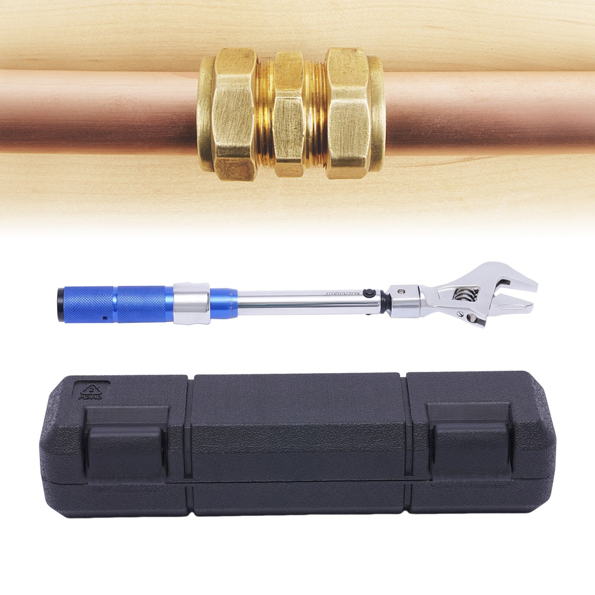 Digital Torque Wrench 5-25NM 30mm Adjustable Open End Torque