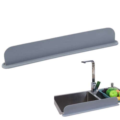 Kitchen Faucet Sink Splash Guard Silicone Drain Pad Water Catcher Tray Slip Mat