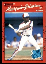 1990 Donruss #36 Marquis Grissom Rookie