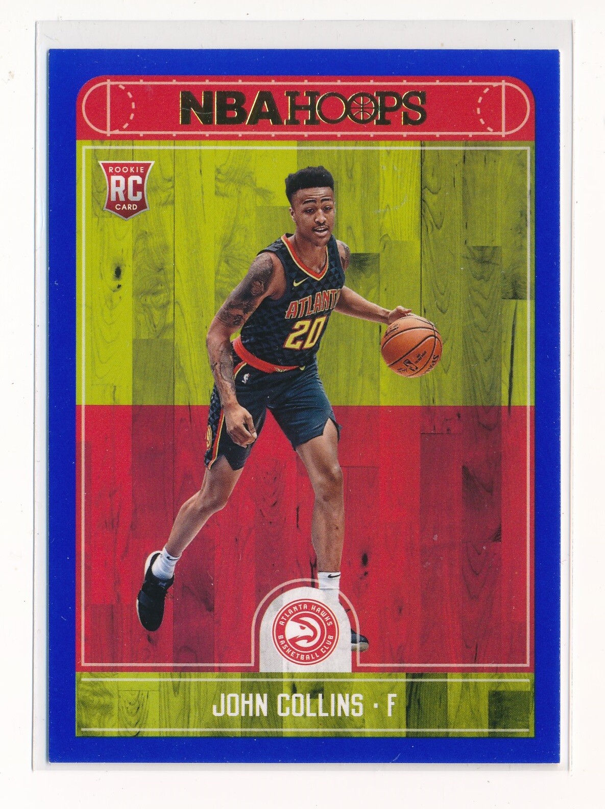 JOHN COLLINS 2017-18 HOOPS BLUE #269 RC ROOKIE *UTAH JAZZ*