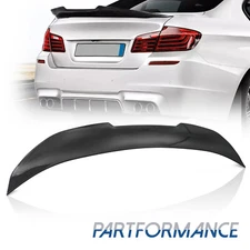 Rear Trunk Spoiler Wing Carbon Fiber PSM Style For 2011-2017 BMW 5Series F10 F18