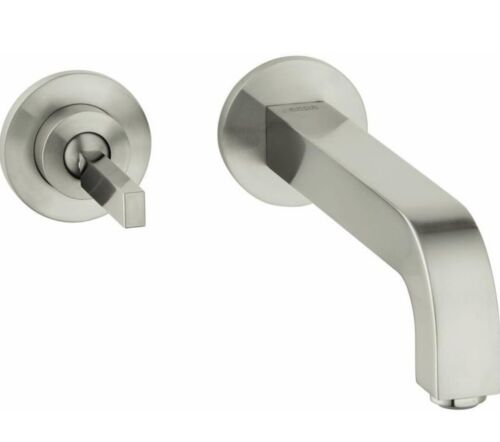 Hansgrohe Axor Citterio Wall Mount Single Handle Faucet 39116821 Brushed Nickel - 第 1/4 張圖片