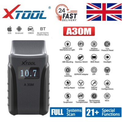 XTOOL Bluetooth OBD2 Komplettsystem Diagnose Codeleser Scanner Android IOS NEU