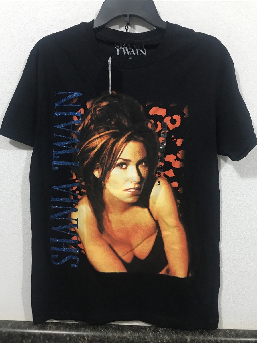 Shania Twain Juniors t shirt Size Small Black (5HMBX-103-13