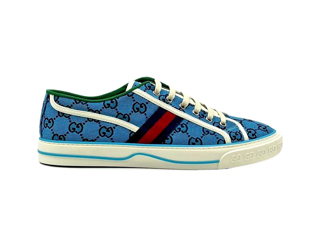 Baskets GUCCI Blue GG Tennis 1977