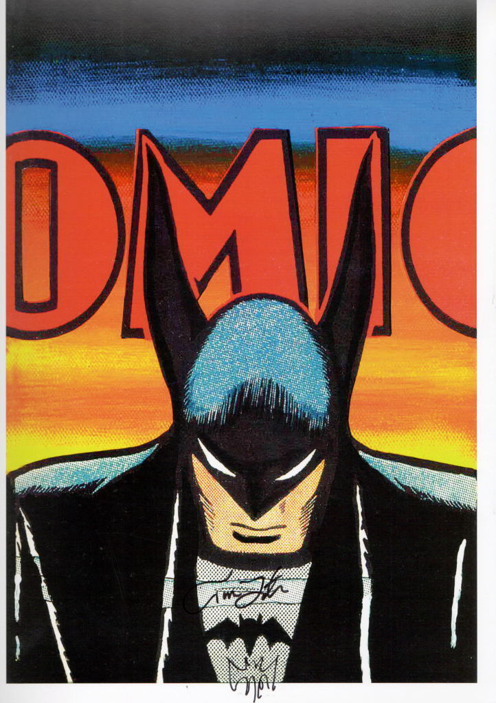 バットマン サイン入りBatman original art BATMAN PRINT Tribute to Bob Kane HAND SIGNED Tom Zotos | eBay
