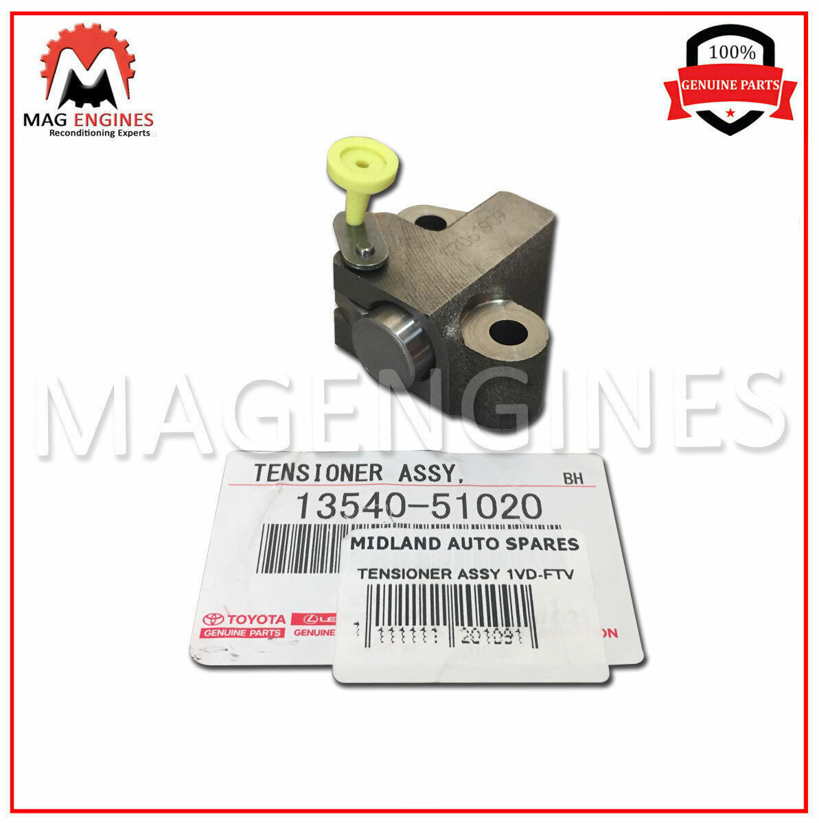 13540-51020 GENUINE OEM CHAIN TENSIONER ASSY FOR 1VD-FTV 13540-51020 GENUINE OEM CHAIN TENSIONER ASSY FOR 1VD-FTV