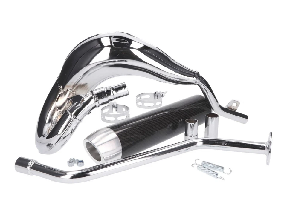 Auspuff Turbo Kit Bufanda RQ Chrom für Generic Trigger, Keeway, KSR-Moto, Ride,  - Bild 1 von 1