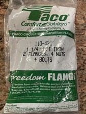1-1/4" Circulator Flange NPT Cast Iron Freedom Universal  pair TACO