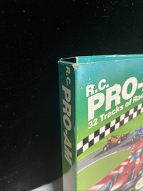 R.C Pro-AM (Nintendo NES, 1988) CIB caja de juegos p&oacute;ster manual