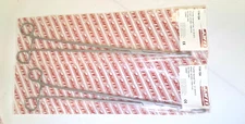 Lot of 2 Jarit 114-124 Foerster Sponge Forceps, Straight Serrated Jaw, 14”