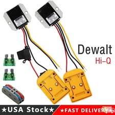 DIY Adapter Power Wheel Output 12V 10A COMPATIBLE WITH Dewalt 18V 20V Battery