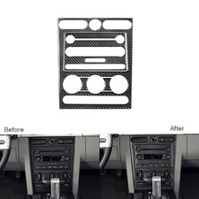 For 05-09 Ford Mustang Carbon Fiber Dash Console Radio Control Panel Cover Trim For 05-09 Ford Mustang Carbon Fiber Dash Console Radio Control Panel Cover Trim