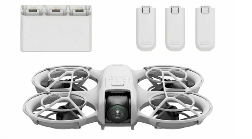 DJI Neo mini drone ultra léger 135g pack caméra 4K UHD et chargeur secteur