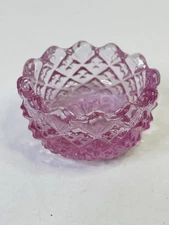 Vintage Salt Cellar Dip PURPLE Glass