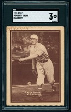 1931 W517 - Lefty Grove HOF #39 Hand-Cut Full Border SGC 3 Newly Graded CENTERED