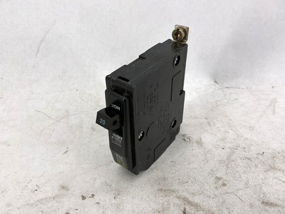 Lot of 4 New Square D QOB120 Circuit Breaker 1-Pole 20A 120/240V - No Box