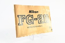 Nikon FG-20 User's Instruction Manual Guide G037