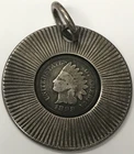 1892 1C Indian Head Cent Necklace Pendant