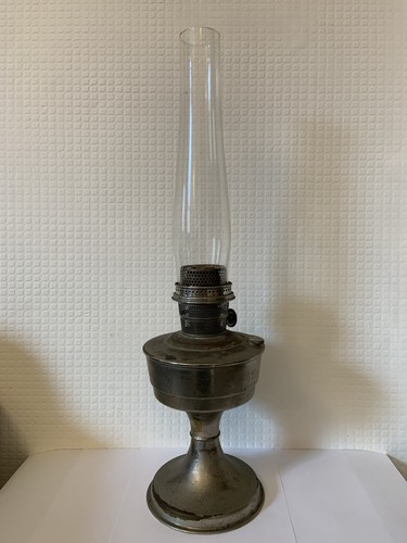 Lámpara de aceite de parafina Super Aladdin vintage con chimenea de vidrio - Imagen 3 de 6