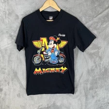 Screen Stars Mickey Mouse Harley Davidson T-Shirt Men’s Medium Single Stitch