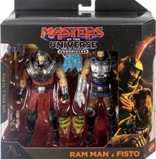 Masters Of The Universe Chronicles Action Figures Ram Man & Fisto 6.5 In 2 Pack