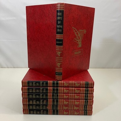7 Volumes Made Simple Self-Teaching Encyclopedia Vintage Greystone Press HC Lot