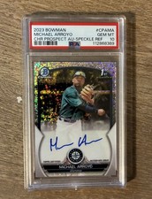 2023 Bowman - Chrome Prospect Autographs Michael Arroyo #CPA-MA Speckle