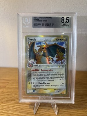 Glurak / Charizard 4/100 Holo R - 2006 Ex Crystal Guardians - BGS 8.5 NM-MT