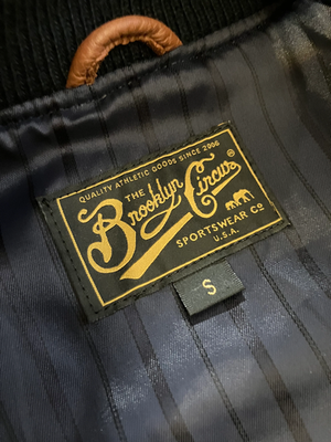 Size Small - Brooklyn Circus The BKc Classic Varsity Navy/Brown | eBay Size Small - Brooklyn Circus The BKc Classic Varsity Navy/Brown | eBay