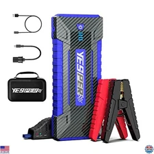 Portable Car Jump Starter, 2160A Battery Booster for 12V Vehicles, Fast Charge